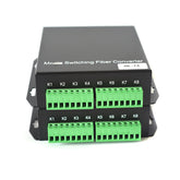 4 channel Bidirectional Contact closure over Fiber optic converters a set- SC Singlemode Fiber up to 20Km, Multimode 500M for Door Open and Door Close,Entry Access Control,Alarm System and More